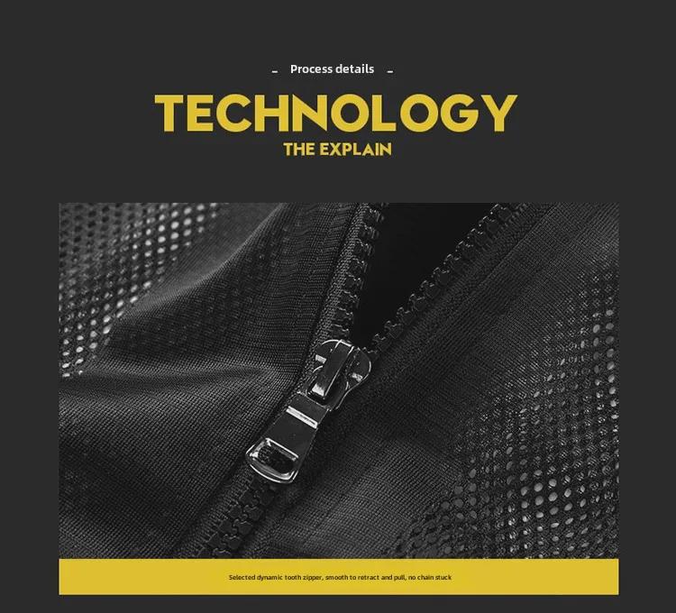 Men’s Ultra-Thin Breathable Korean-Style Sun Protection Jacket for Summer