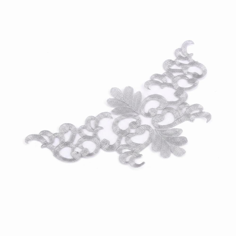 4PCS Gold Embroidery Embroidered Patch Cloud Shape Iron On Patch Applique Patch Clothing Decoration
