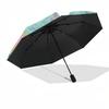 1 Stück Einhornblumen-Regenschirm - 8 Speichen verstärkt, tragbar, faltbar, Reise, geeignet für alle Jahreszeiten, Outdoor, täglich -Z0490