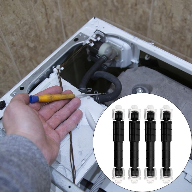 Pack of 4 Washing Machine Dampers Easy Installation Washer Shock Absorbers for Effective Noise Reduction and Balances