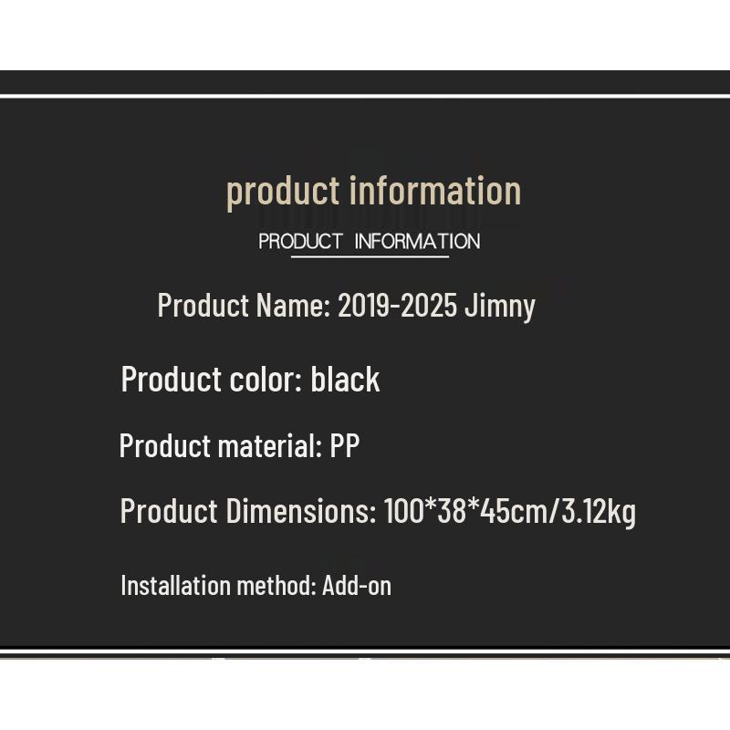 Suzuki Jimny Fender Liner Mudguard (2019-2025)