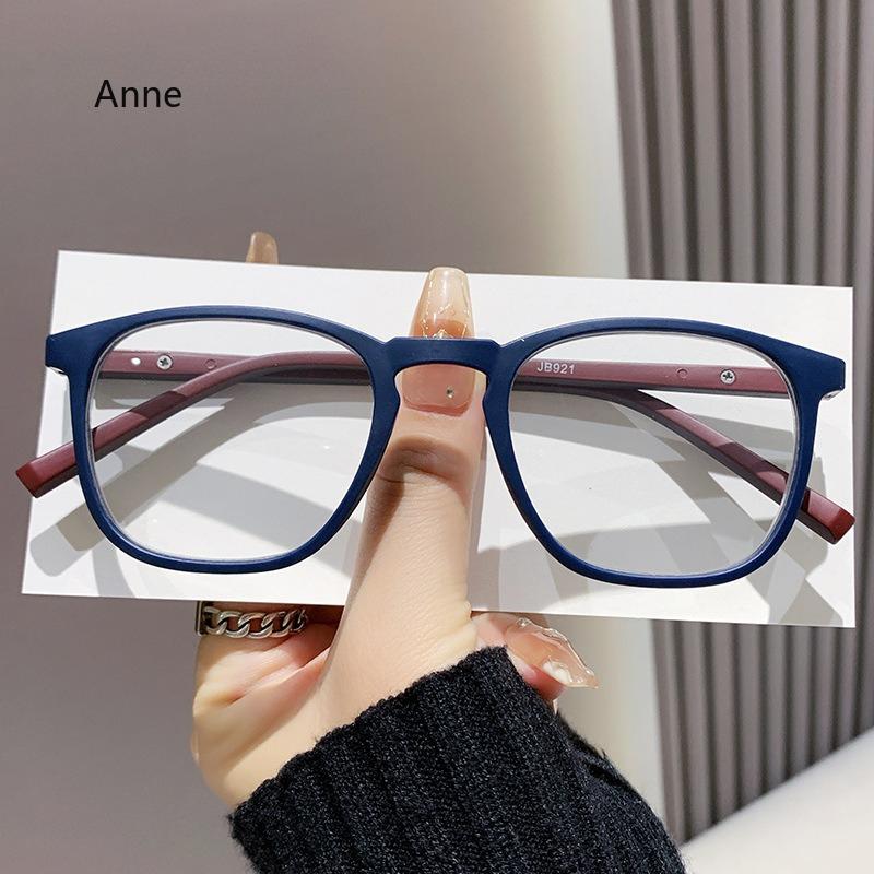 Women's Stylish Reading Glasses Unisex Blue Light Blocking Presbyopia Vintage Ultralight Square HD Lens Eyeglases for Ladies