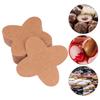 50pcs Chocolate Wrappers Paper Truffle Trays Kraft Cardboard Chocolate Tray Chocolate Partition Paper Dessert Bases