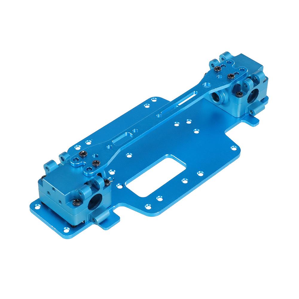 Wltoys 1/28 RC Car Metal Upgrade Gearbox Chassis (Models: 284131, k979, k989, k999)