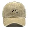 Unisex Baseball Cap 9 Colors Ocean Wave Print Snapback Cap Stylish Adjustable Buckle Snapback Baseball Caps One Size Fits All