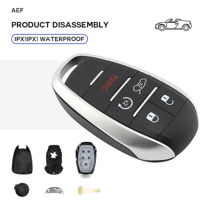 Xuri KR5ALFA434, A2C97635100 433MHz 4A Chip Remote Keyless Smart Key Fob for Alfa Romeo Giulia Stelvio 2017-2020