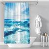 JINRUN Bathroom Thickened Waterproof Curtain Mildew Proof Shower Curtain Shower Partition Curtain Shower Curtain Bathroom Curtain Free Perforation