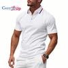 Men's Short-sleeve Polo Shirt - Athletic, Casual, Solid Color, Turn-down Collar, Quick-dry Polo Shirt