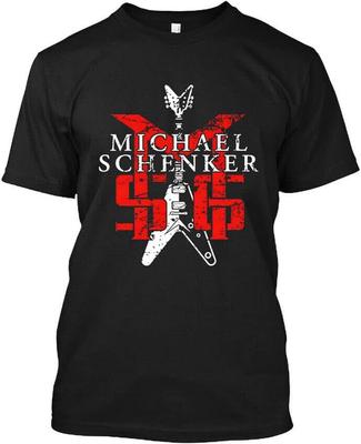 Michael Schenker Group English Heavy Metal Logo Band T-Shirt S-4XL PP153 Unisex T-Shirt