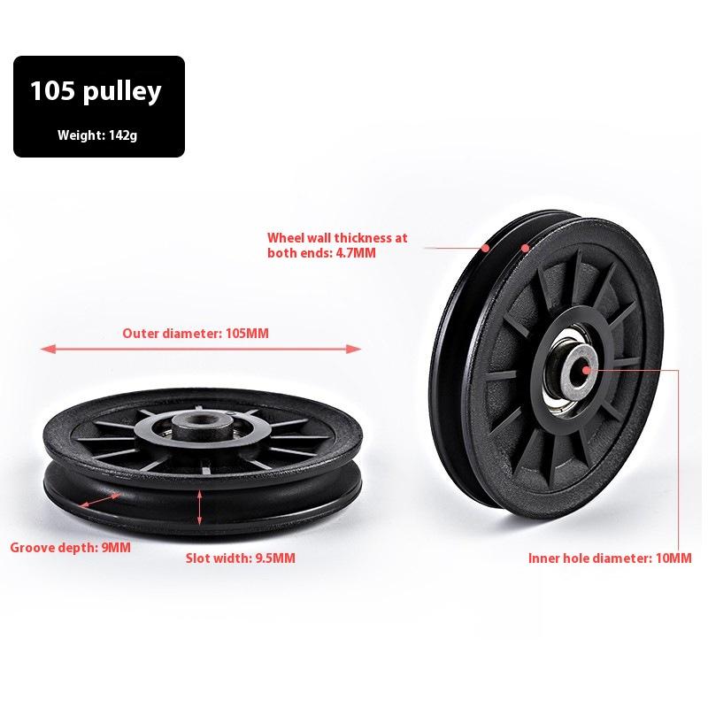 50-160Mm Universal Gym Bearing Pulley Nylon Bearing Pulley Wheel Cable Fitness Bearing Pulley Fitness Equipment