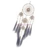 Elegant Macrames Dreamcatchers with Pampas Grass and Wooden Beads Wall Hanging Ornament for Living Room Bedroom Decors