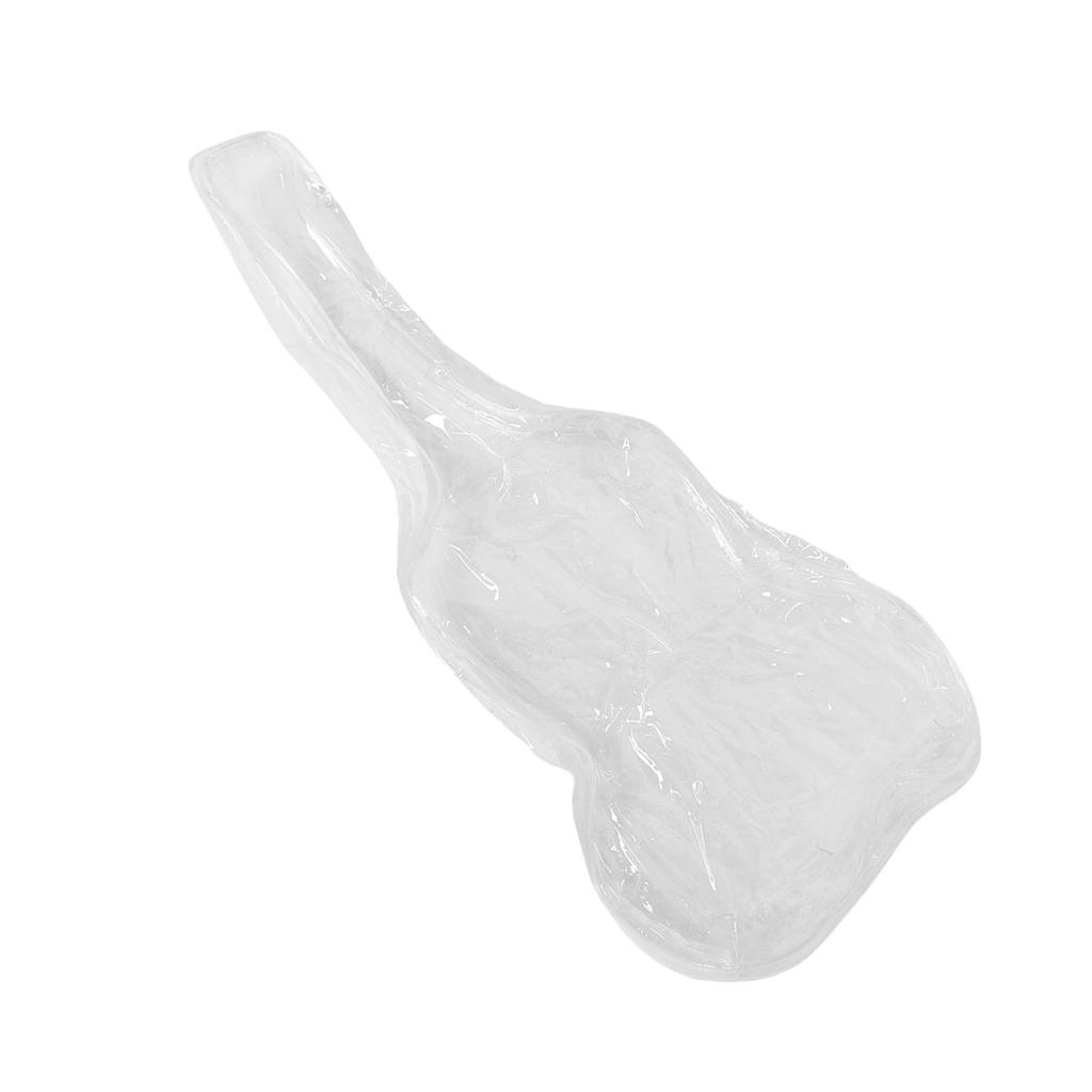Guitar Dust Cover Transparent PVC Water Proof Acoustic Electric Guitar Cover Protective Storage Bag for 40in 41in Guitar