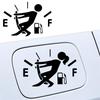 Fuel Tank Cap Sticker Tearable Waterproof Funny Sticker Personalized Reflective Car Sticker 1 /2Pcs