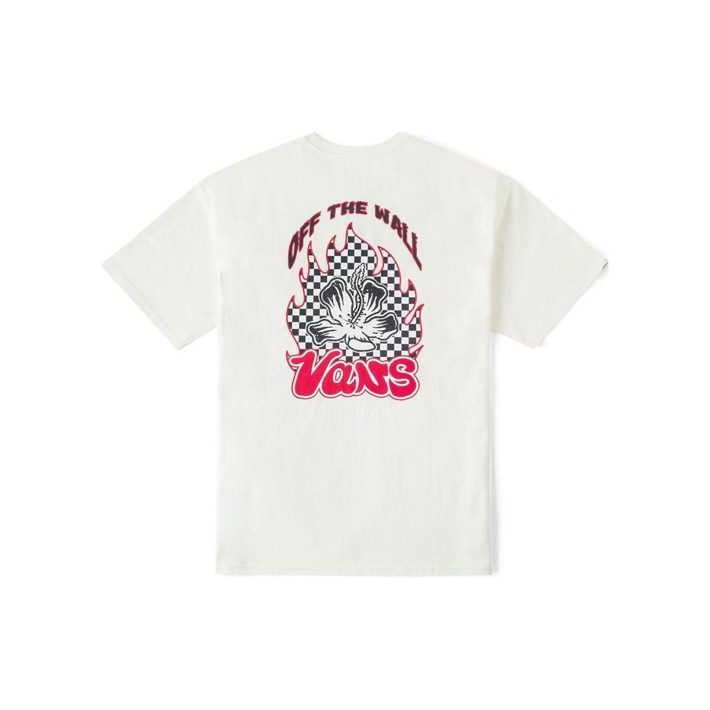 Vans T Shirts Unisex Ecru Crew Neck Moderate VN000GSUFS8