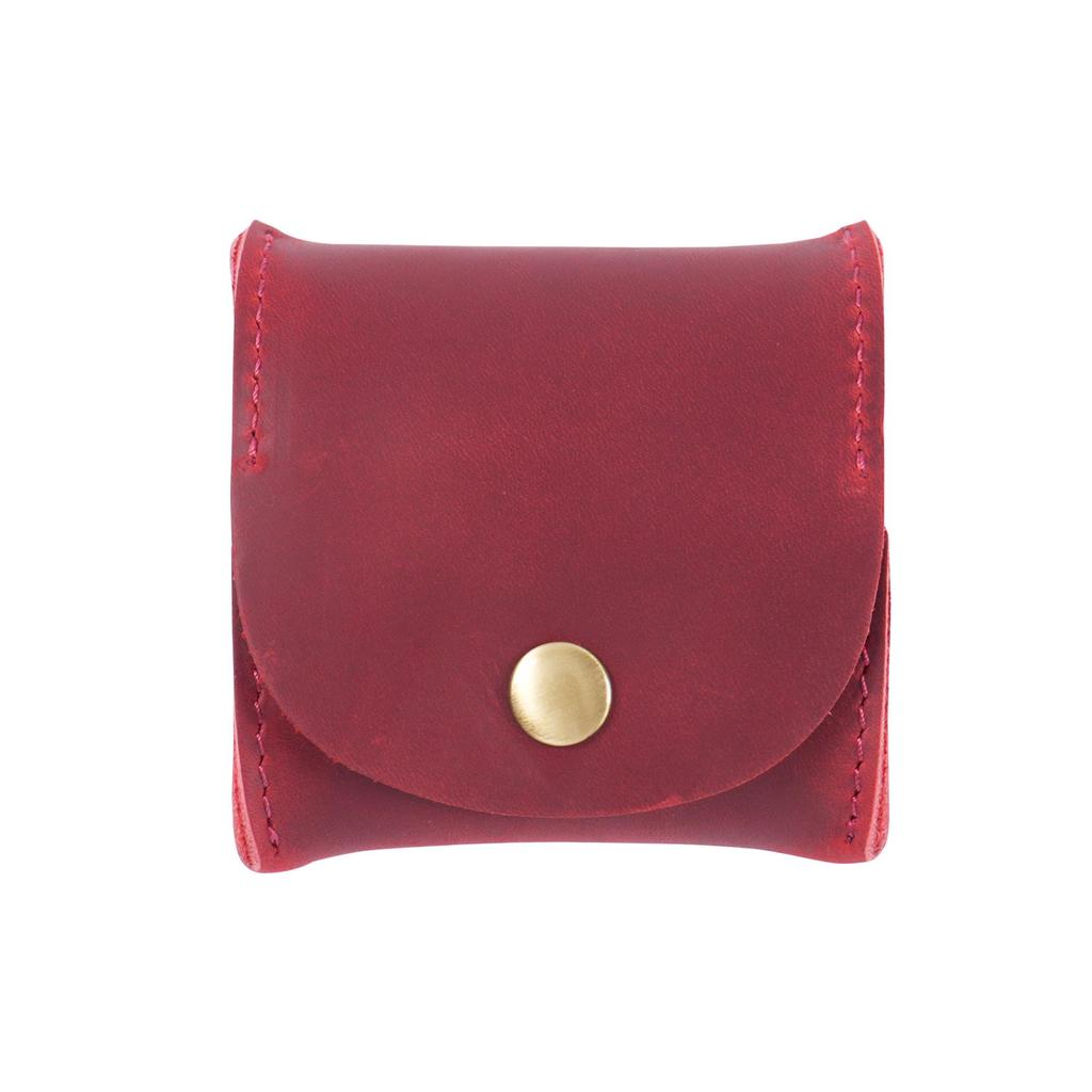 Genuine Leather Retro Mini Coin Purse & Key Holder, Handmade Card Pouch in Stock