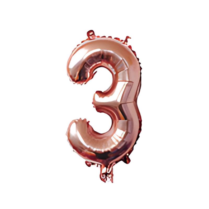 32-Inch Body Shaping Numeric Balloons - Gold & Silver, Floating Birthday & Celebration Decor