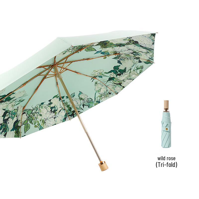 PALONY Manual Foldable Sun & Rain Umbrella