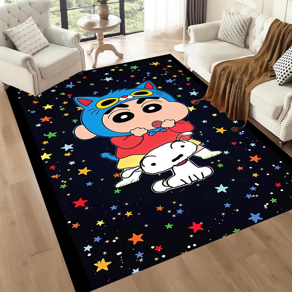 Cartoon Characters Adventure Square rugs are a great choice for living rooms, bedrooms, home décor, and as gifts.