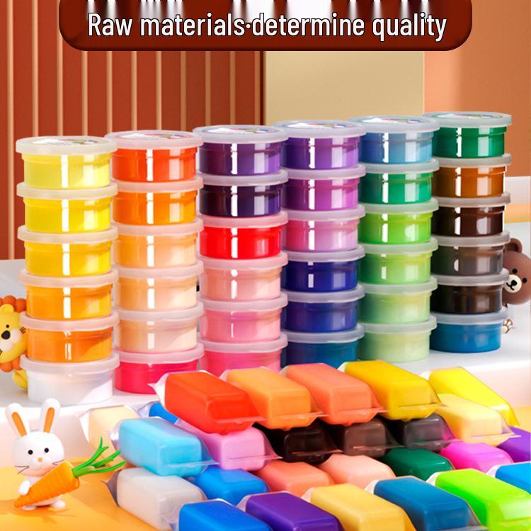 Food-Grade Crystal Clay for Kids' DIY Pottery - Safe, Non-Toxic Plasticine for Elementary & Kindergarten