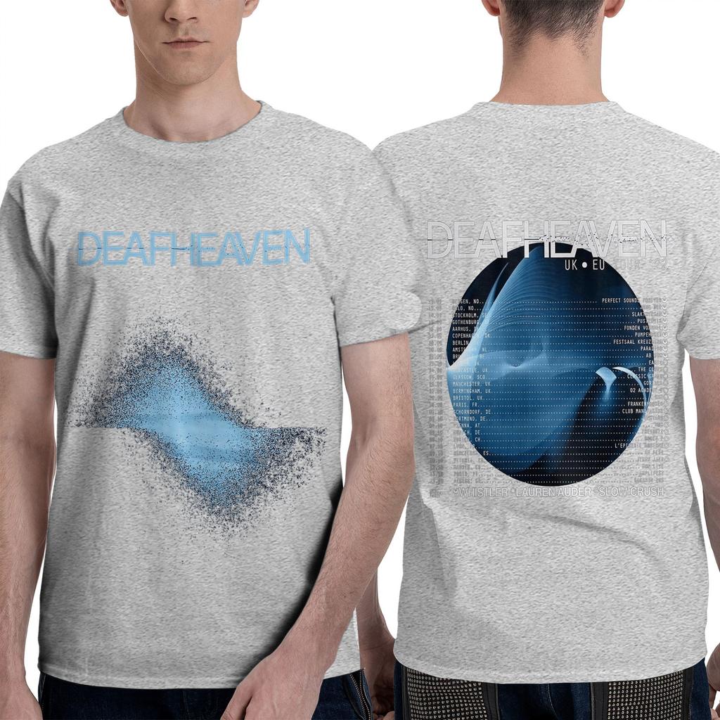 Deafheaven Band  T Shirt Men's  Pure Cotton Funny T-Shirt O Neck  Tee Shirt Short Sleeve Tops Gift Idea