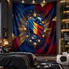 Wall Hanging Tapestry Romania Football Print Cloth for Living Room Bedroom Home Decor