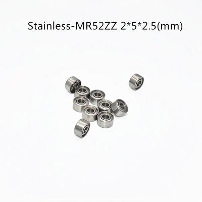 Edelstahl Metall gedichtete Lager SMR52ZZ 10 Stück 2*5*2.5(mm)