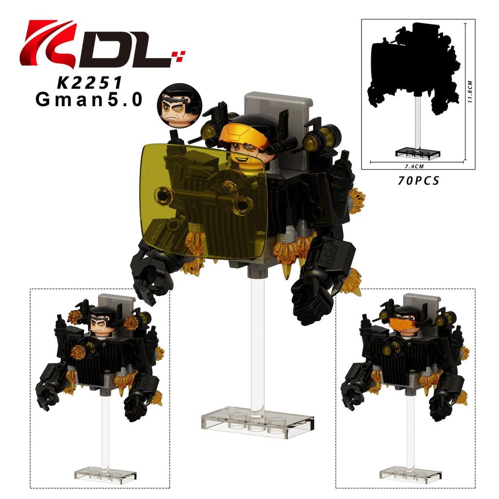 Figurine Noi KDL DJ Upgrade Omul Toaletă Skibidi Deteriorat de Război Jucării Blocuri Anime TvMan Titan Cărămizi Model Jucărie Cadou de Ziua Copilului