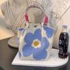 2025 Knitted Hollow-out Flower Handbag: Versatile, Large Capacity, Stylish Souvenir Gift