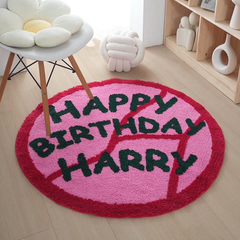 Absorbent Non-Slip Velvet Bathroom Floor Mat - High/Low Pile, Dirt-Resistant, Multi-use for Bathroom or Coffee Table