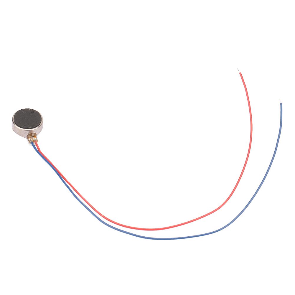DC 3V 0.02W 0.08A Brush Micro Vibrating Motor Adhesive Flat Coin?8x3.4mm