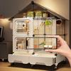 2026 Nuova gabbia di lusso per pappagalli, impermeabile, grande casa per uccelli per maina, spaziosa voliera design per habitat interno premium alimentazione