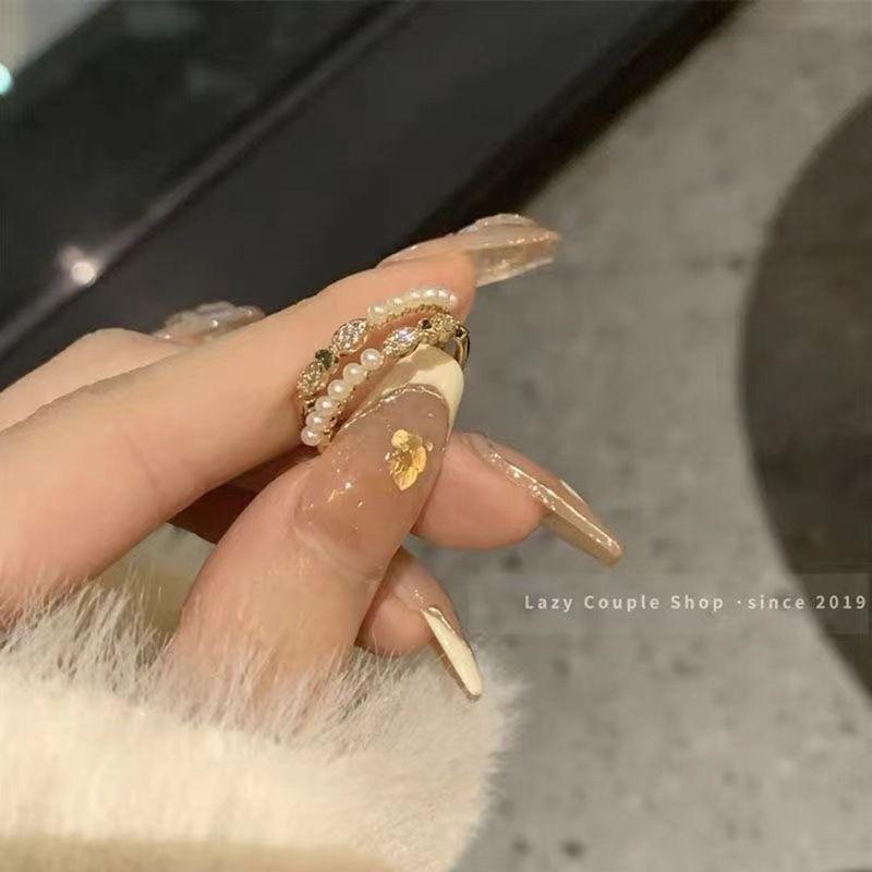 Chic Pearl Bow Ring: Elegant, Cold Style, Light Luxury, Super Fairy & Niche Design