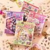 8set Mini Micro Anime Scene Sticker DIY Decor Handmade Cute Cartoon Animal Room Layout Decal Scrapbook Journal Sticker Kids Gift