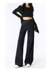 High-Waisted Slimming Denim Wide-Leg Jeans for Women - Autumn/Winter 2025