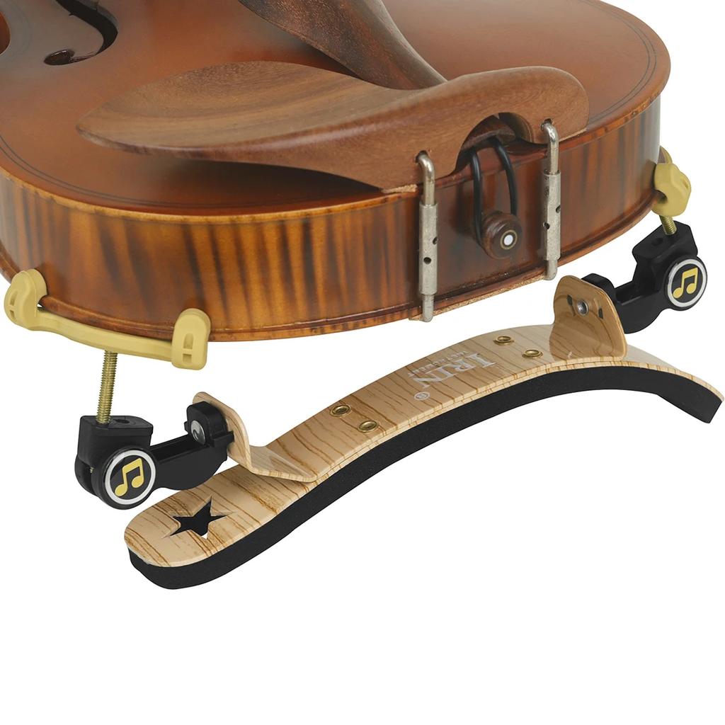 IRIN Violin Shoulder Rest Durable Silicone Shoulder Rest Claws for 4/4 3/4 1/2 1/8 Violin Rest Pad Violin Parts & Accessories