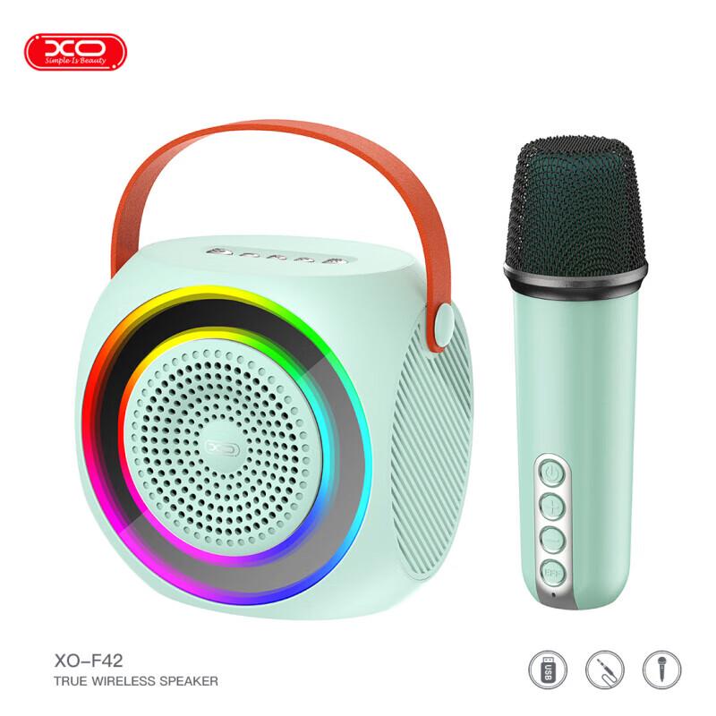 

XO Portable RGB Bluetooth Karaoke Speaker with Mic