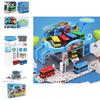 Energetic And Fun School Bus Toy Set With Exciting Catapult Track
