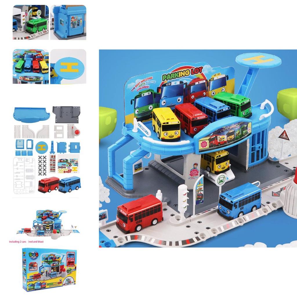 Energetic And Fun School Bus Toy Set With Exciting Catapult Track