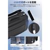[Fukuta] Business Backpack Men's Expandable & Waterproof 20-30L Lightweight 750g (Black) Medium