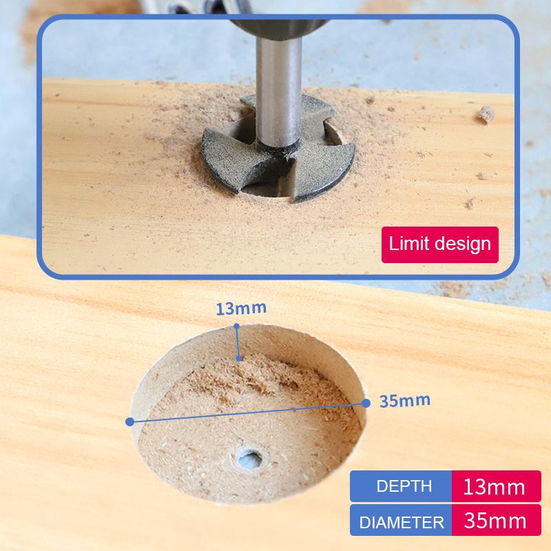 NEW Diameter 35mm Adjustable Carbide Drill Bits Hinge Hole Opener Boring Bit Tipped Drilling Tool Woodworking Cutter