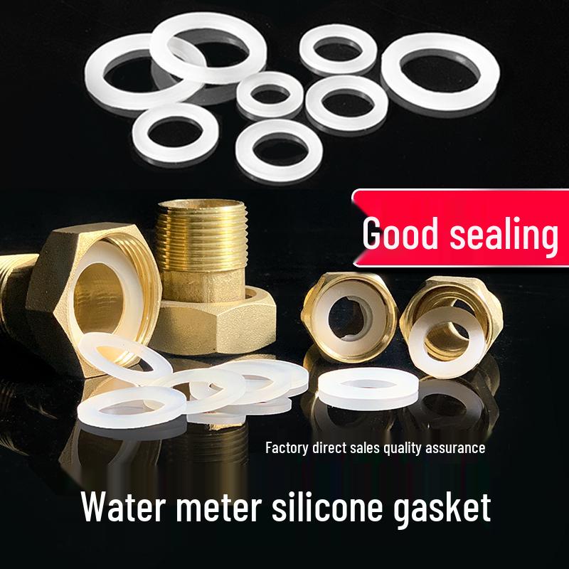 Silicone Rubber Seal Ring & Flat Washer for Water Meter (Fits DN25, DN32)