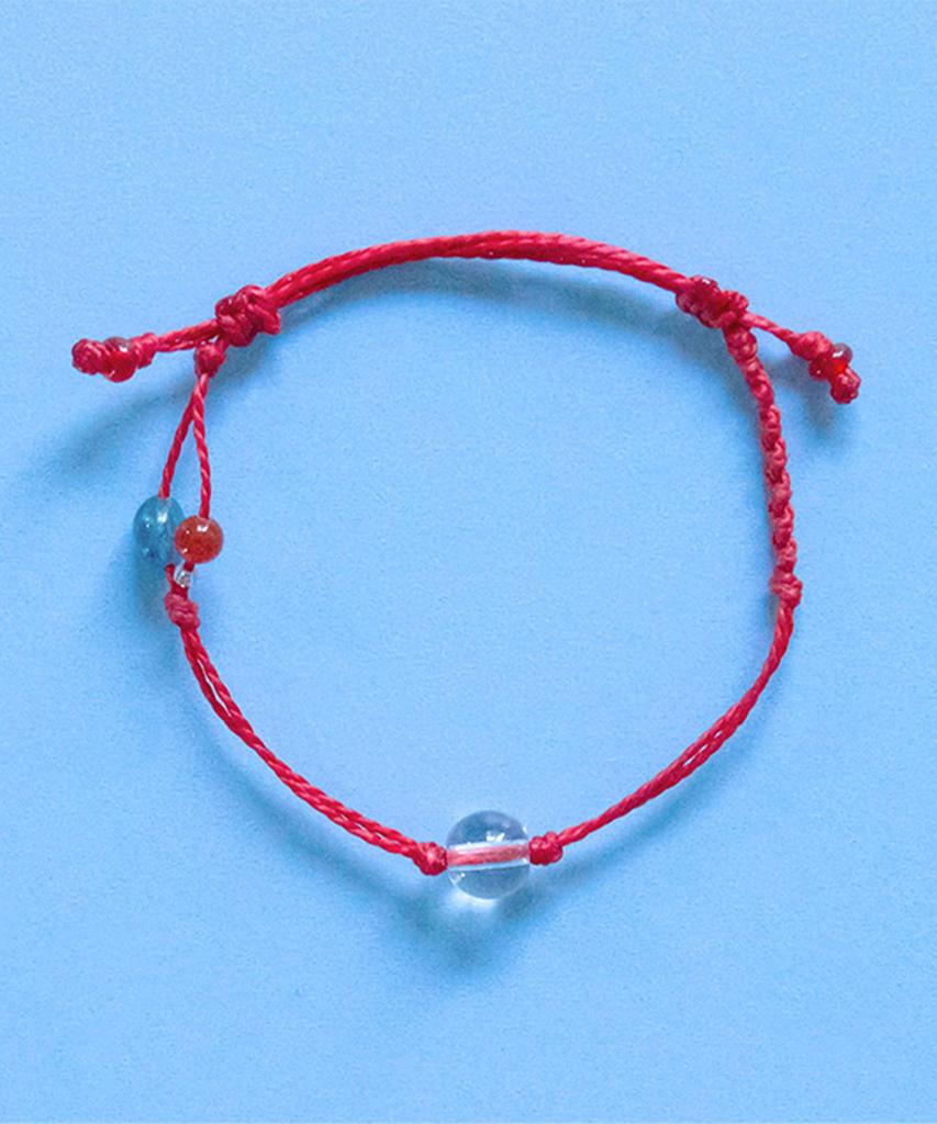 Idusum Lust Weve Love / Crystal, Apatite, Carnelian Red Bracelet