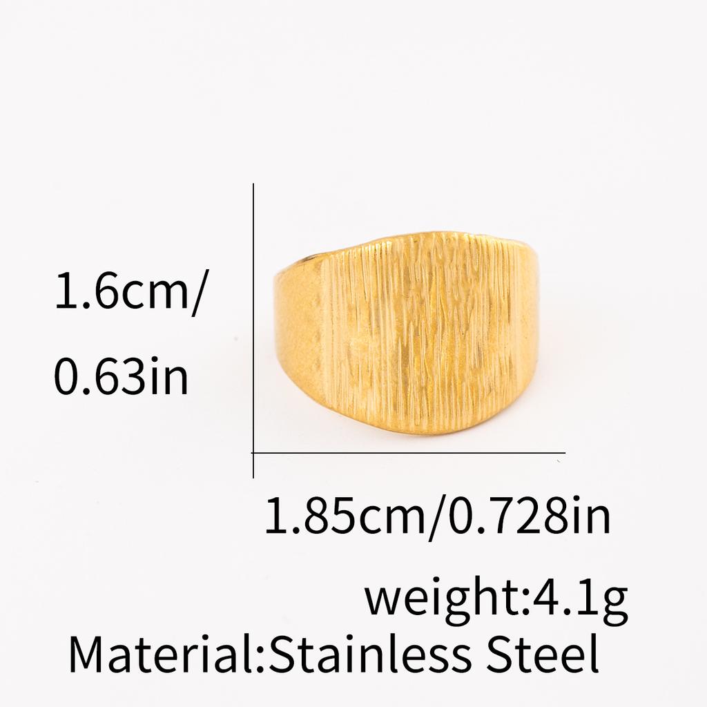 1Pcs Lady stainless steel open-ended ring, extravagant accessory ring, hollow finger ring