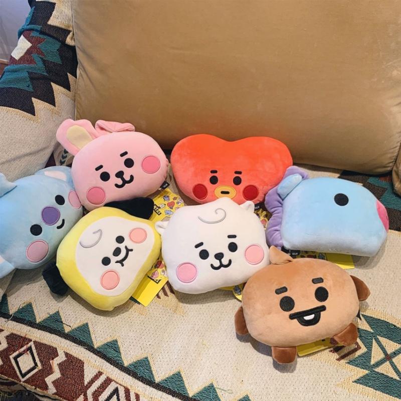 High Quality Bts Cushion With Signature Character Design