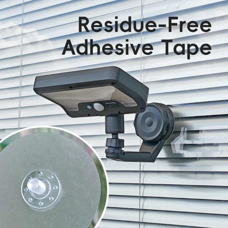 Solar Sicherheitsleuchte für Außenbereich Bewegungsmeldererkennung 3 Modi Helligkeit Magnetfuß Wasserdichtes Design für Wand Zaun Tor Veranda