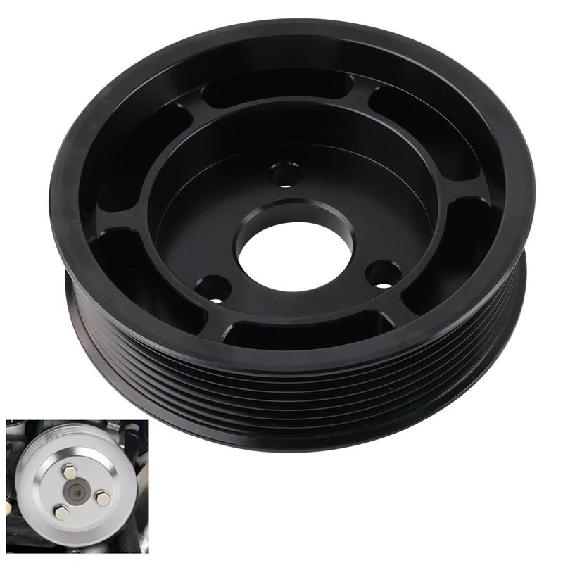 Power Steering Aluminium Pulley 32427553955 Black For BMW E82 E88 135i E90 E91 E92 E93 335i 335xi N54 Belts Pulleys Engine Parts