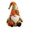 Gnomo Patchwork di Halloween Decorazione da Tavolo per Esposizione Stagionale