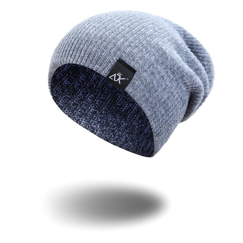 Unisex Women Men Camping Hat Winter Beanie Baggy Warm Wool Ski Cap Line Fleece