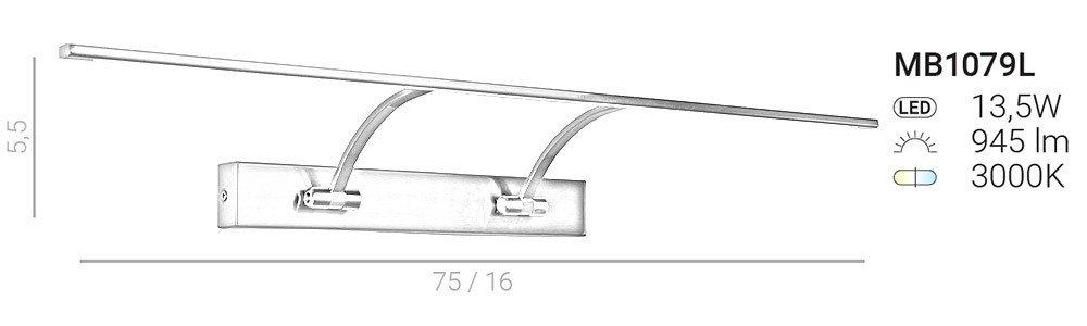 Kinkiet Camila MB1079L Italux