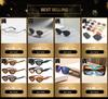 Rimless Oversized Sunglasses Fashionable Gradient High-end UV Protection Metal Sun Glasses New Frameless Cut Edge Eyewear